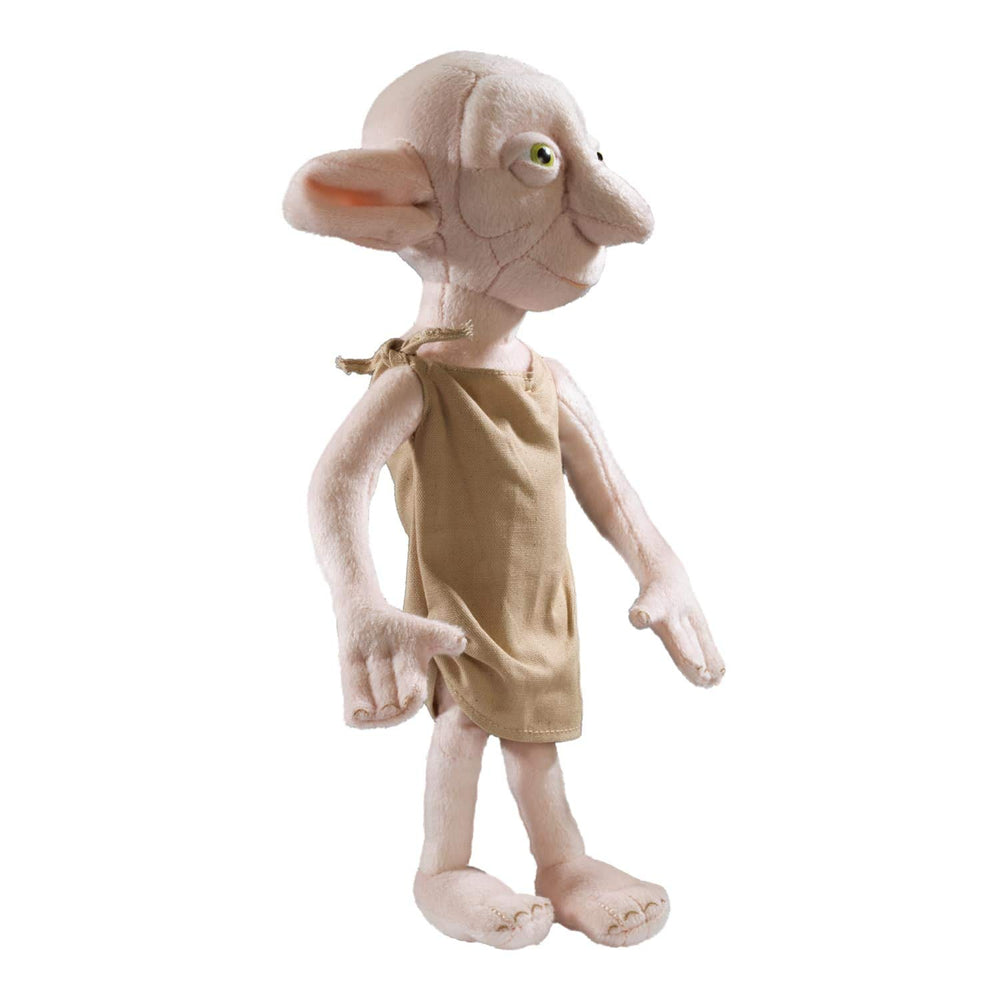 The Noble Collection Dobby plush standing pose for versatile shelf display.