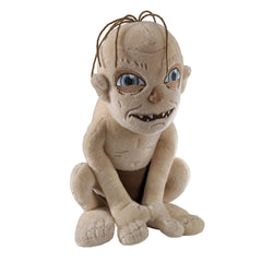 The Noble Collection Gollum Plush face close-up showing soft, huggable fabric for display
