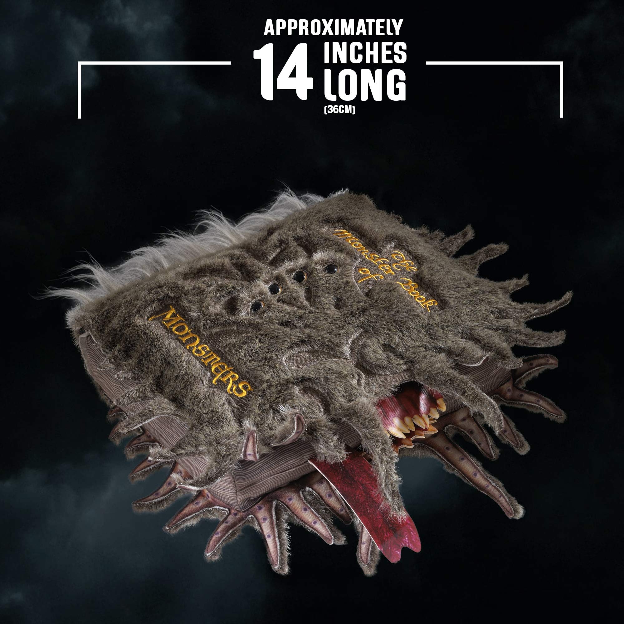 The Noble Collection Monster Book of Monsters plush, eye detail
