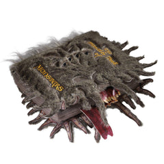 The Noble Collection Monster Book of Monsters plush, front view, ideal for display