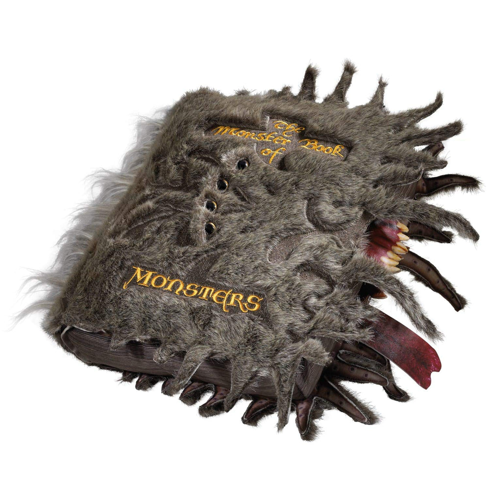 The Noble Collection Monster Book of Monsters plush, side view, adds film-accurate charm