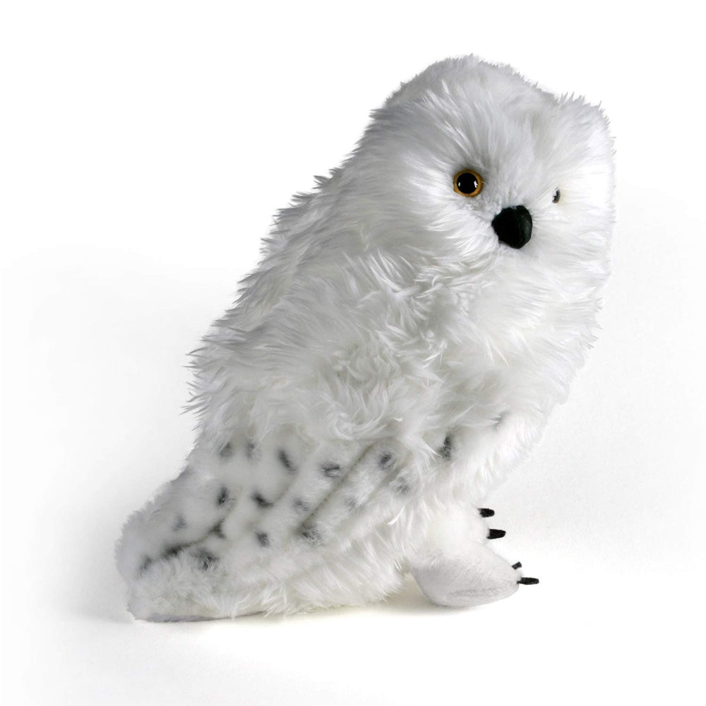 The Noble Collection Hedwig plush front view, soft and cuddly for fans.