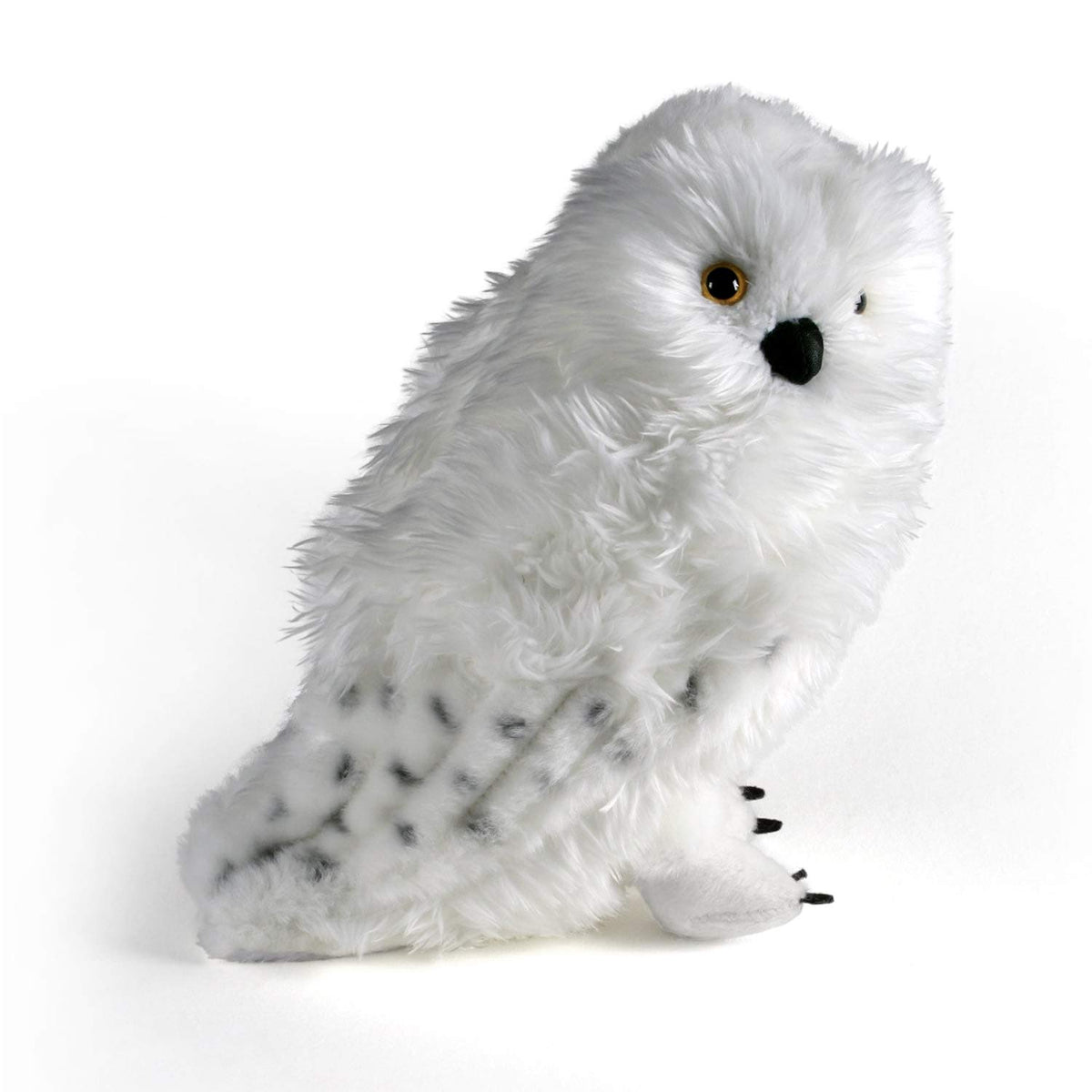 The Noble Collection Hedwig plush front view, soft and cuddly for fans.