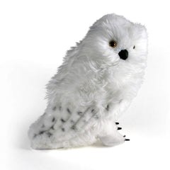 The Noble Collection Hedwig plush front view, soft and cuddly for fans.