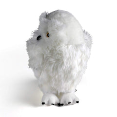 The Noble Collection Hedwig plush packaging view, ready for gifting.
