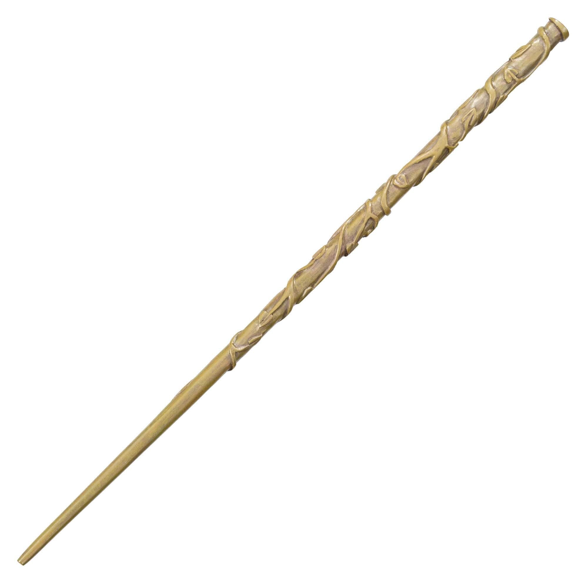 The Noble Collection Hermione Granger wand with Ollivanders box open for display