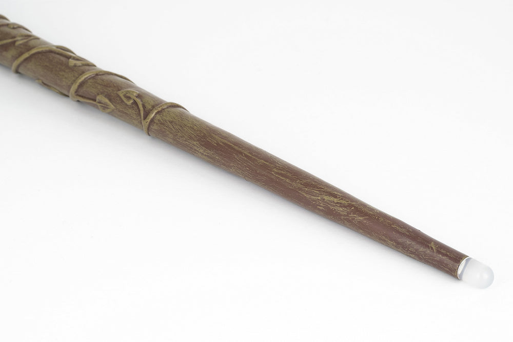 The Noble Collection Hermione Granger Illuminating Wand measures 15 inches for authentic feel