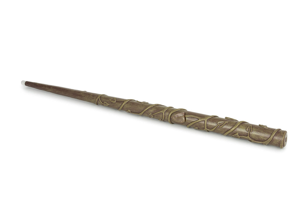 The Noble Collection Hermione Granger Illuminating Wand battery cap detail ensures secure setup