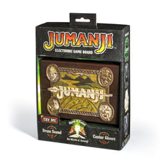 Center disc glow close-up on The Noble Collection Jumanji board.