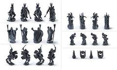 Engaging Middle-earth battles with The Noble Collection chess set for family game nights.