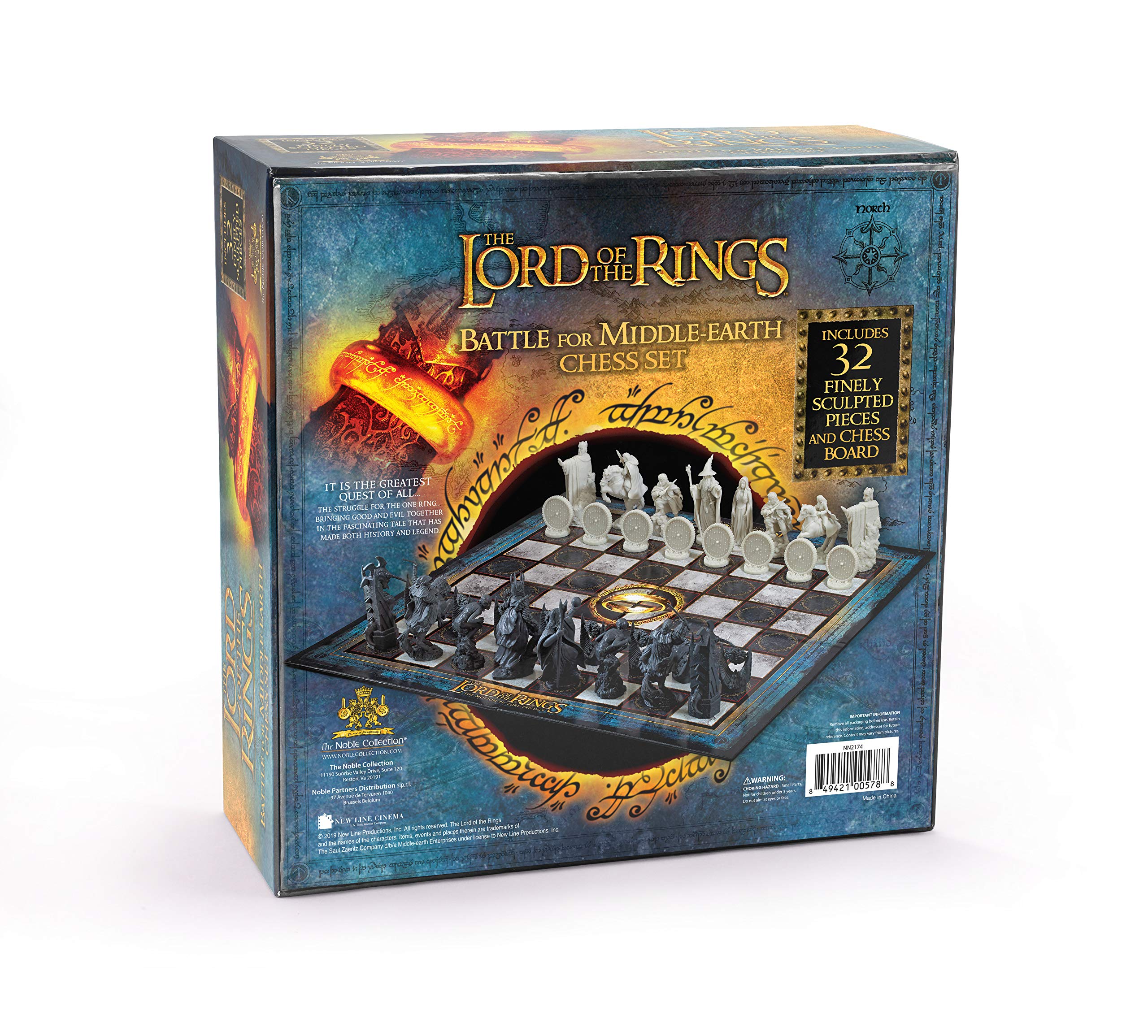 Gollum piece from The Noble Collection LOTR set adds sinister character to games.