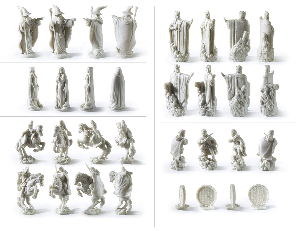 32-piece set on display and ready for action on your shelf.