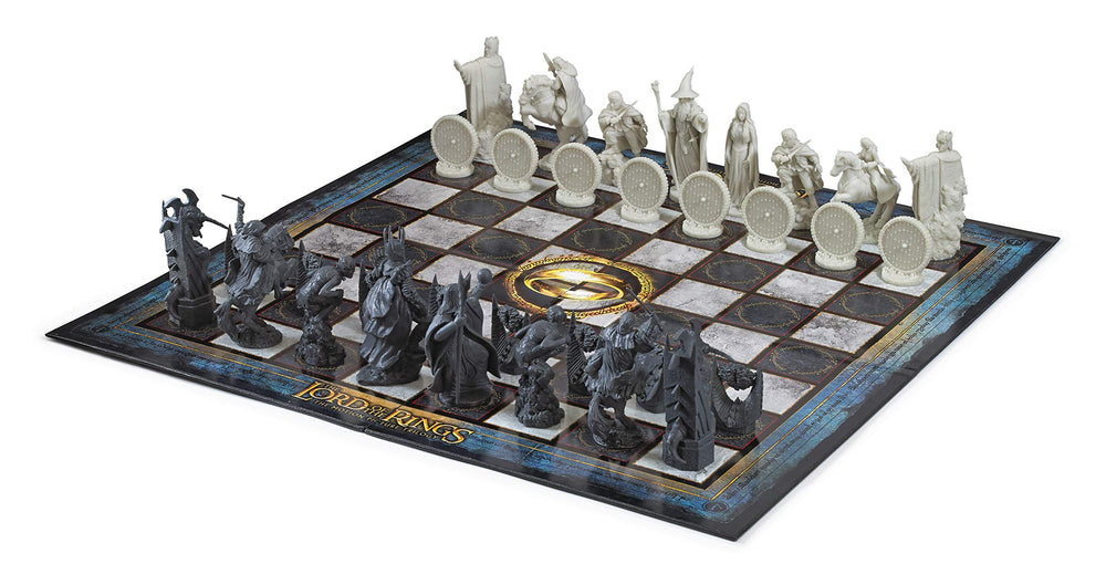 Sauron piece from The Noble Collection emphasizes iconic villain on display.
