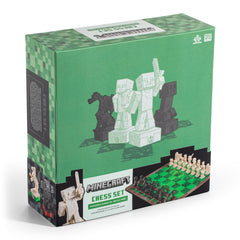 The Noble Collection Minecraft Chess Set four interlocking quadrants for easy setup