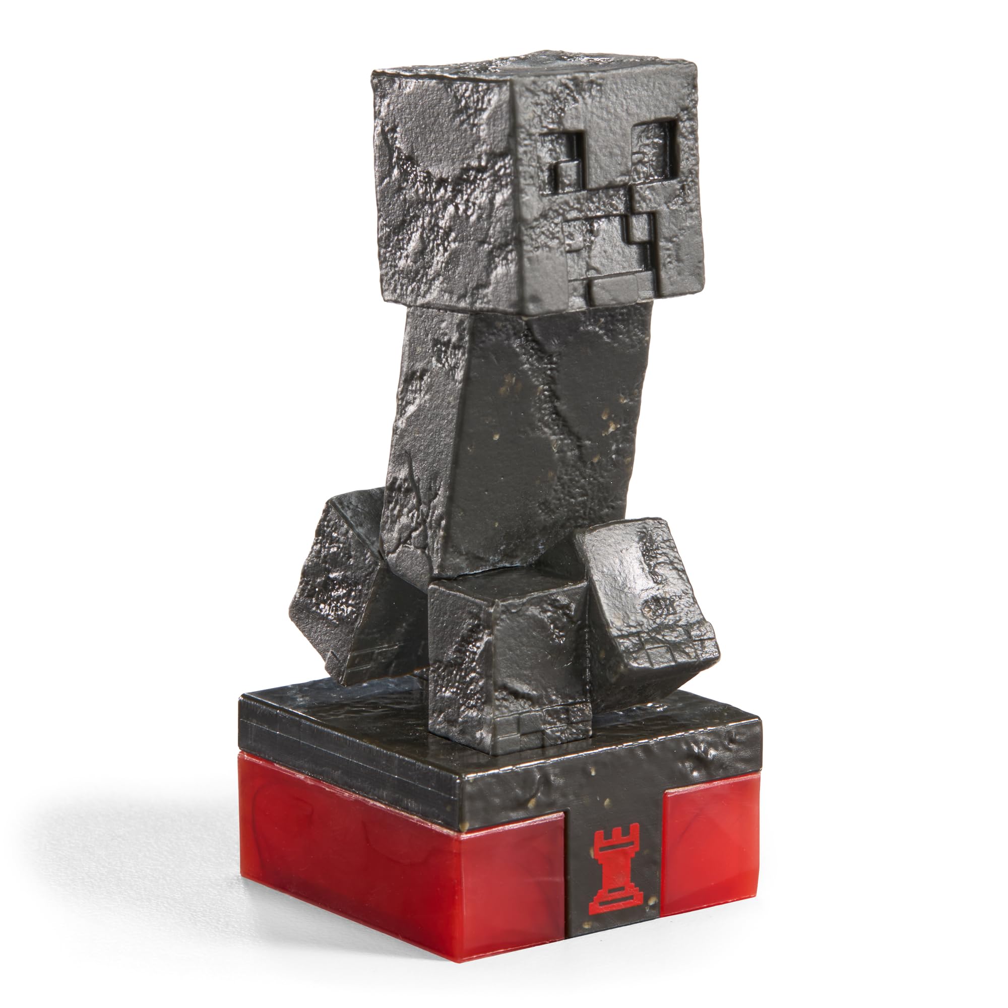 The Noble Collection Minecraft Chess Set grass-surface board enhancing gameplay ambiance