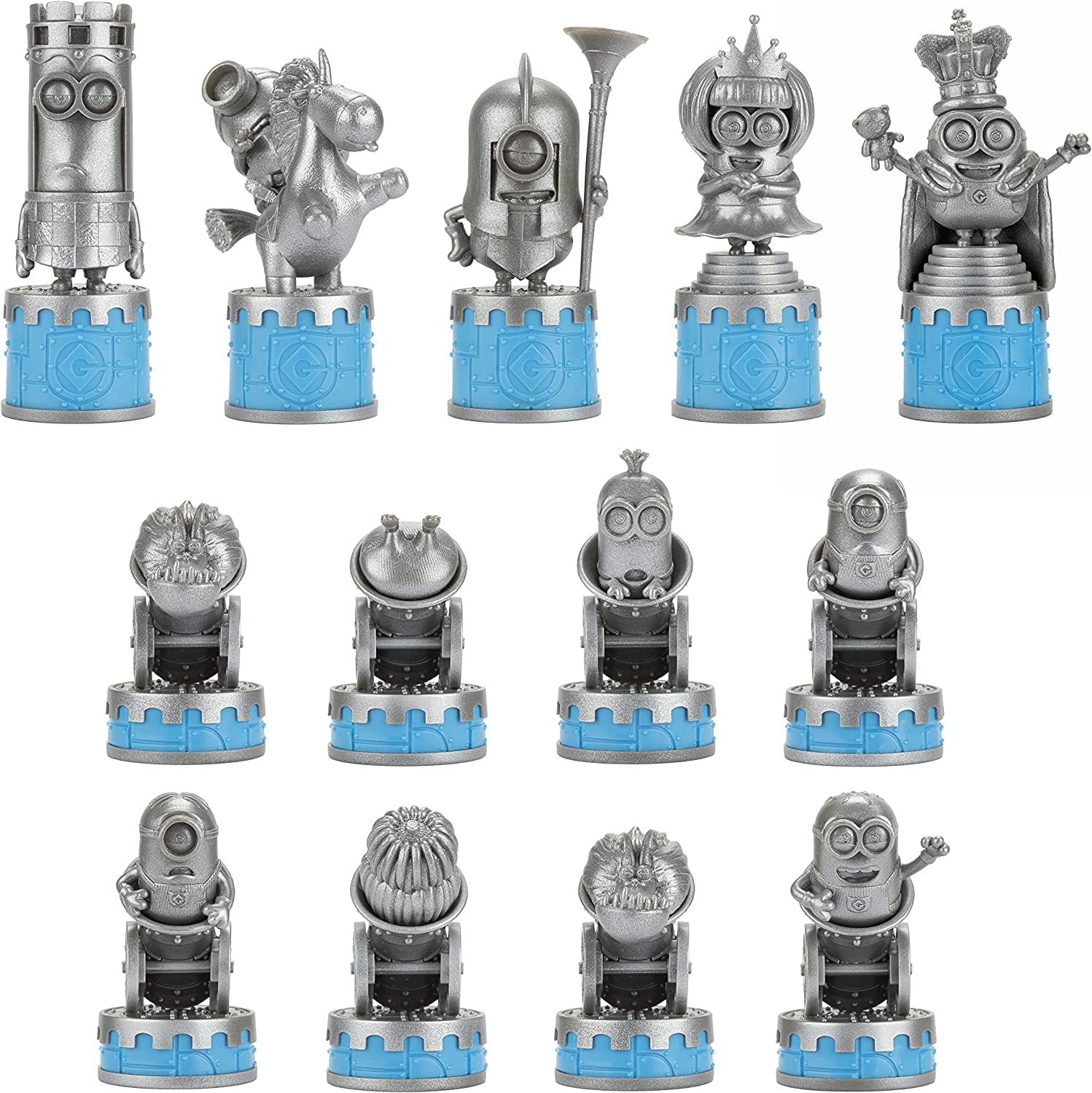 King Bob piece from the Minions set shown on the board