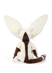 The Noble Collection Momo plush on a shelf scene makes a fan-ready display.