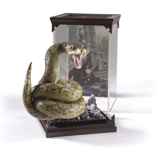 The Noble Collection Nagini figurine close-up showing intricate details for display.