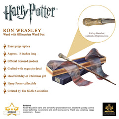 Close-up of Ron Weasleys Wand grain detail for screen-accurate look.