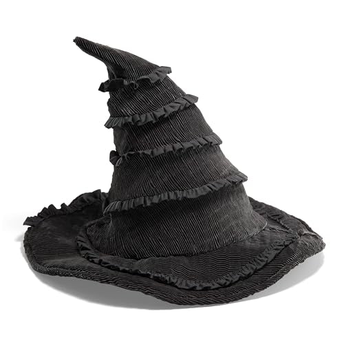 The Noble Collection Wicked Elphaba's Hat textured fabric emphasizes premium quality and film authenticity.