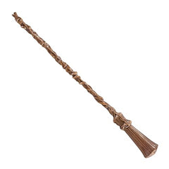 The Noble Collection Wicked Elphaba's Broom film-accurate handle close-up for realism.