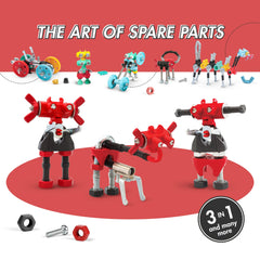 The Off Bits ArtBit recycled materials use promotes sustainable, creative reuse.