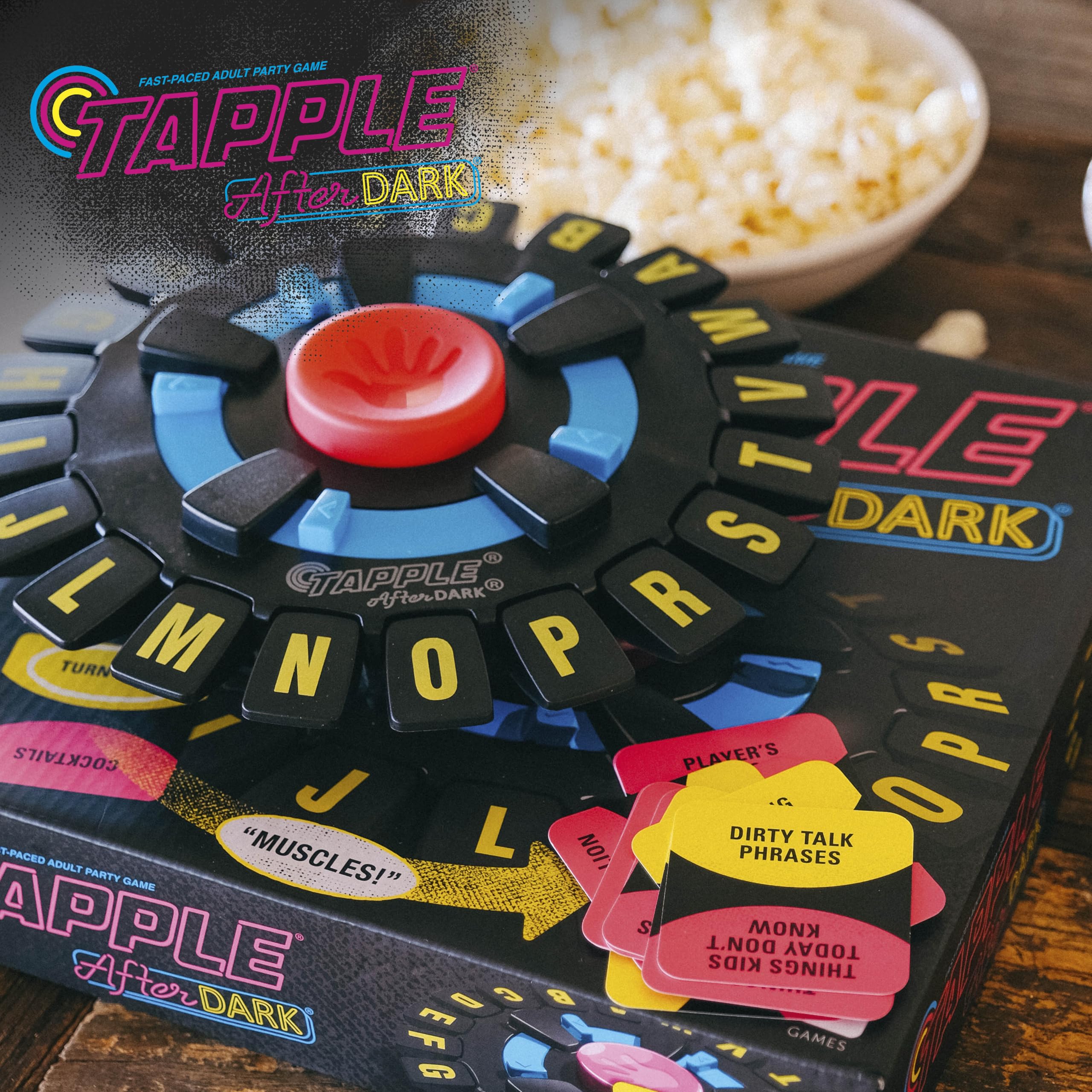 The Op Tapple After Dark category cards spark quick thinking and fun.