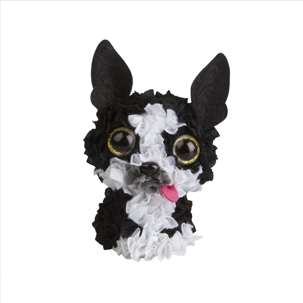 The Orb Factory PlushCraft Puppy Pack 3D finished puppy displays a soft, adorable creation ready for play.