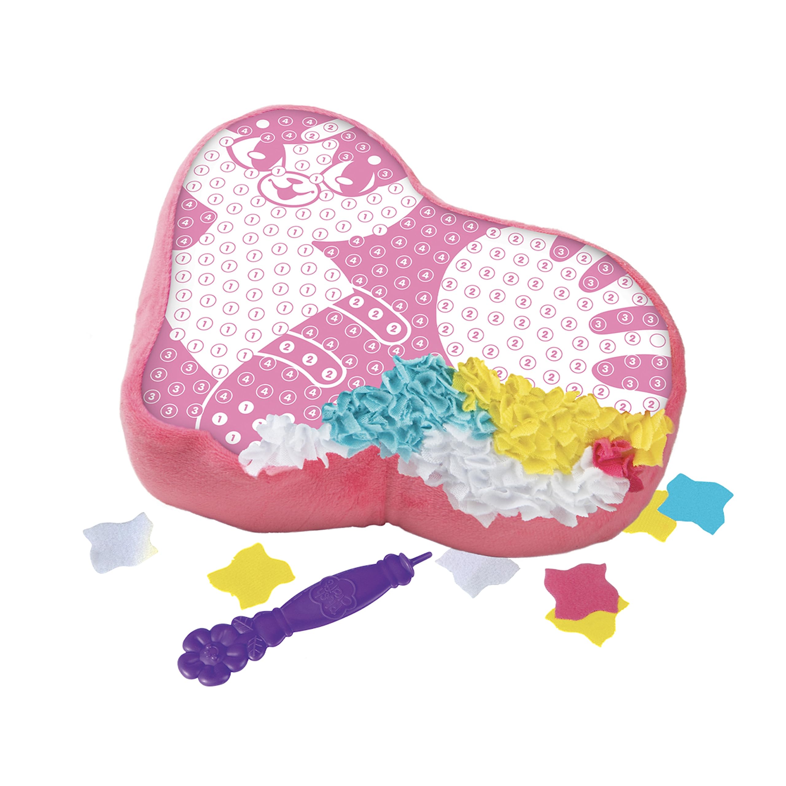 The Orb Factory PlushCraft RainboKitty Pillow packaging, demonstrating all-inclusive kit components.