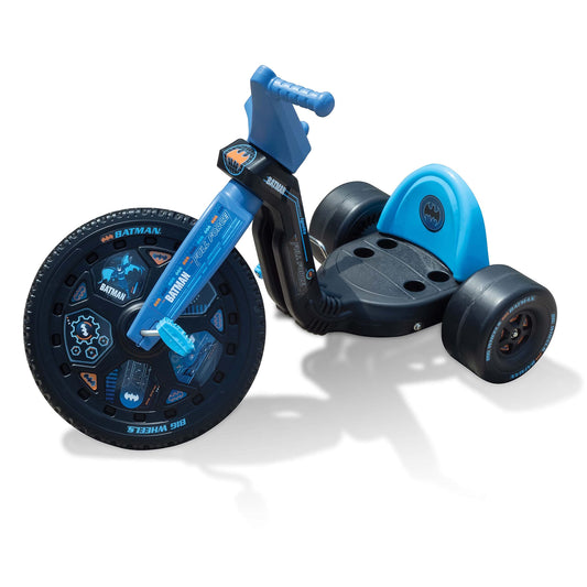 The Original Big Wheel Batman side profile invites confident riding for beginners.