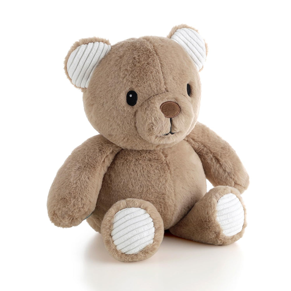 The Peanutshell Benny bear close-up texture invites cozy cuddling