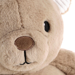 Benny bear is lightweight and easy to hold for tiny hands