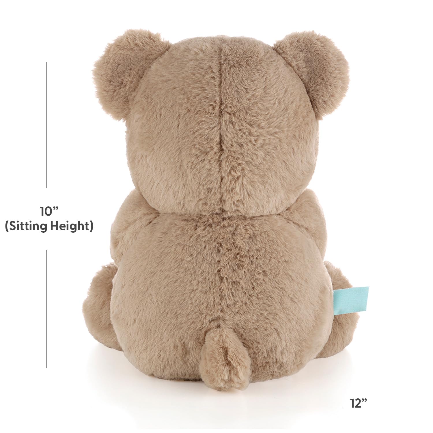 Benny bear is machine washable, simplifying cleanup after playtime