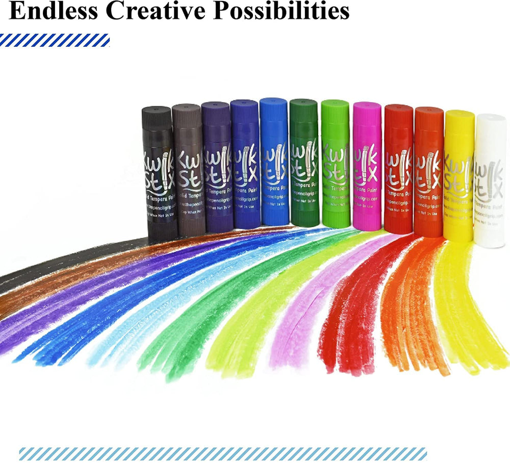 Kwik Stix 24-pack offers allergen-free, non-toxic art options