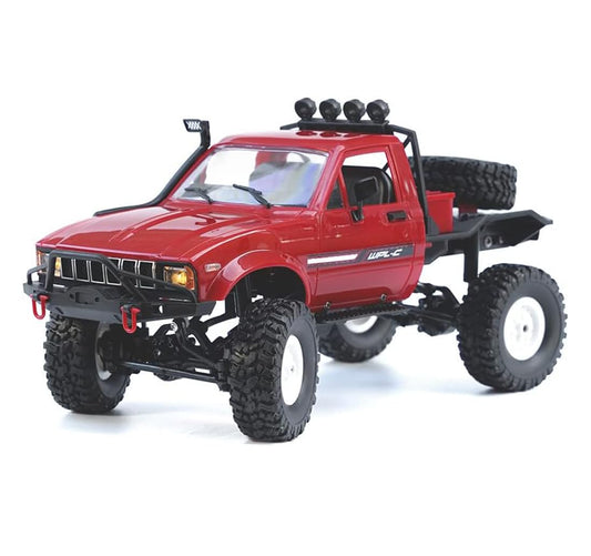 The Perseids RC crawler 1/16-scale with spare tire for rugged trail exploration