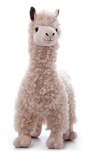 The Petting Zoo alpaca plushie soft fluffy fur perfect for bedtime snuggles.