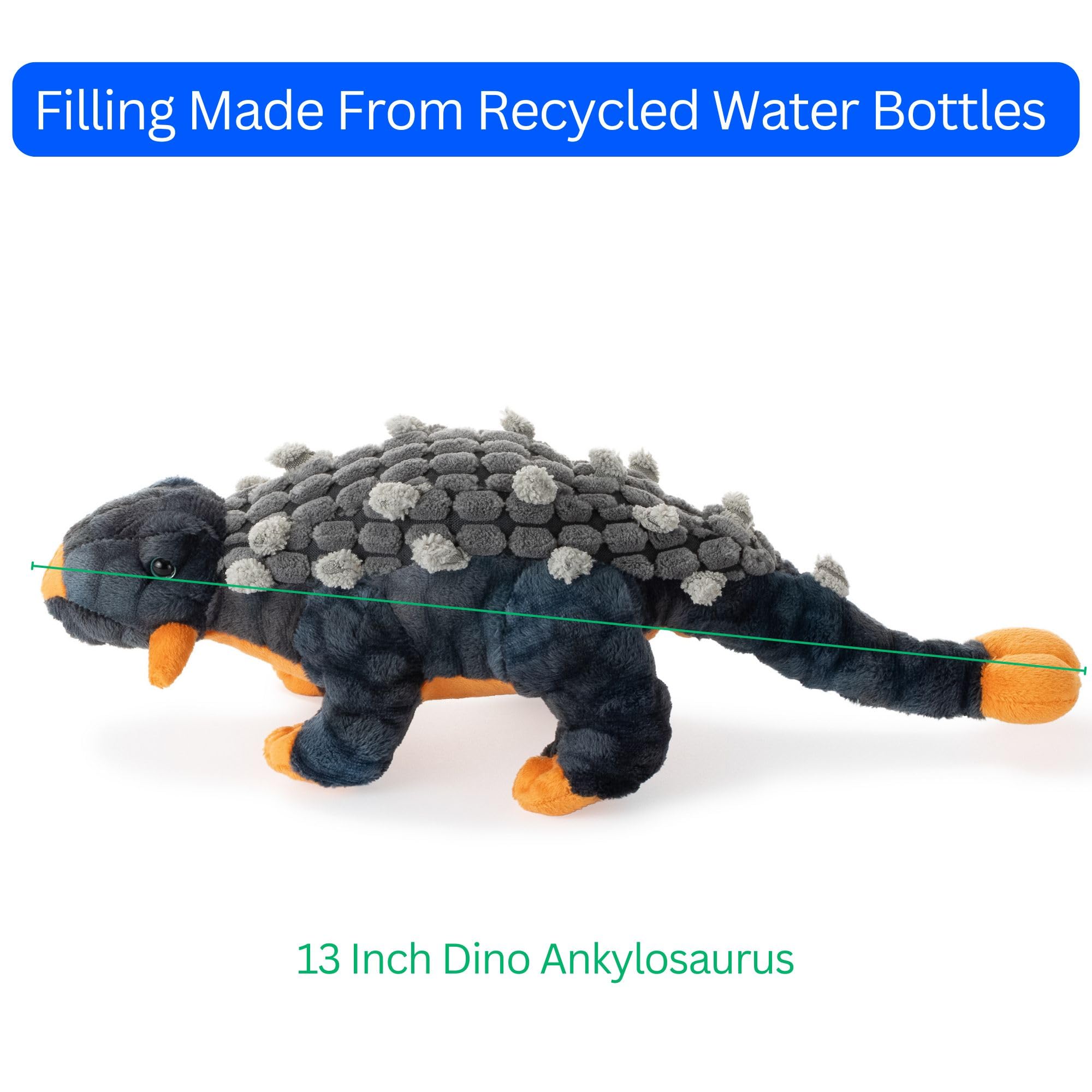 Gift-ready packaging for The Petting Zoo Ankylosaurus makes a thoughtful surprise.