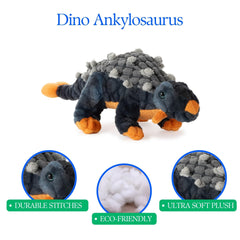 Imaginative play with The Petting Zoo Ankylosaurus sparks storytelling moments.