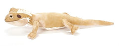 The Petting Zoo Bearded Dragon plush in a child’s hands, ideal for imaginative playtime.