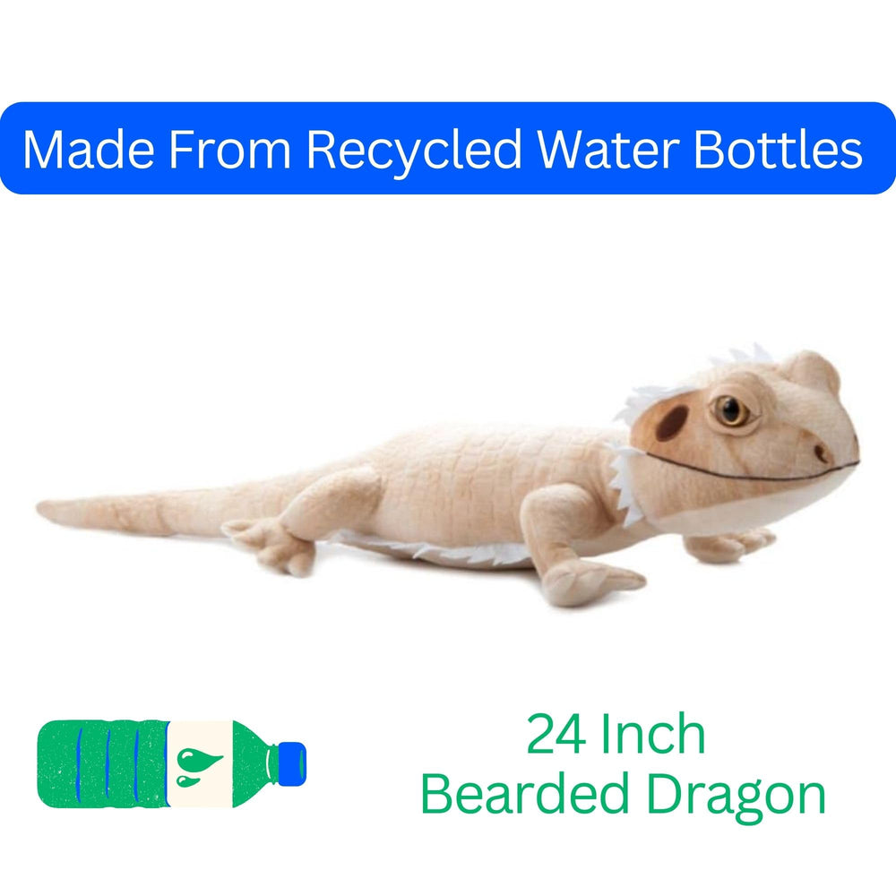 The Petting Zoo Bearded Dragon plush inspires imaginative play and storytelling.