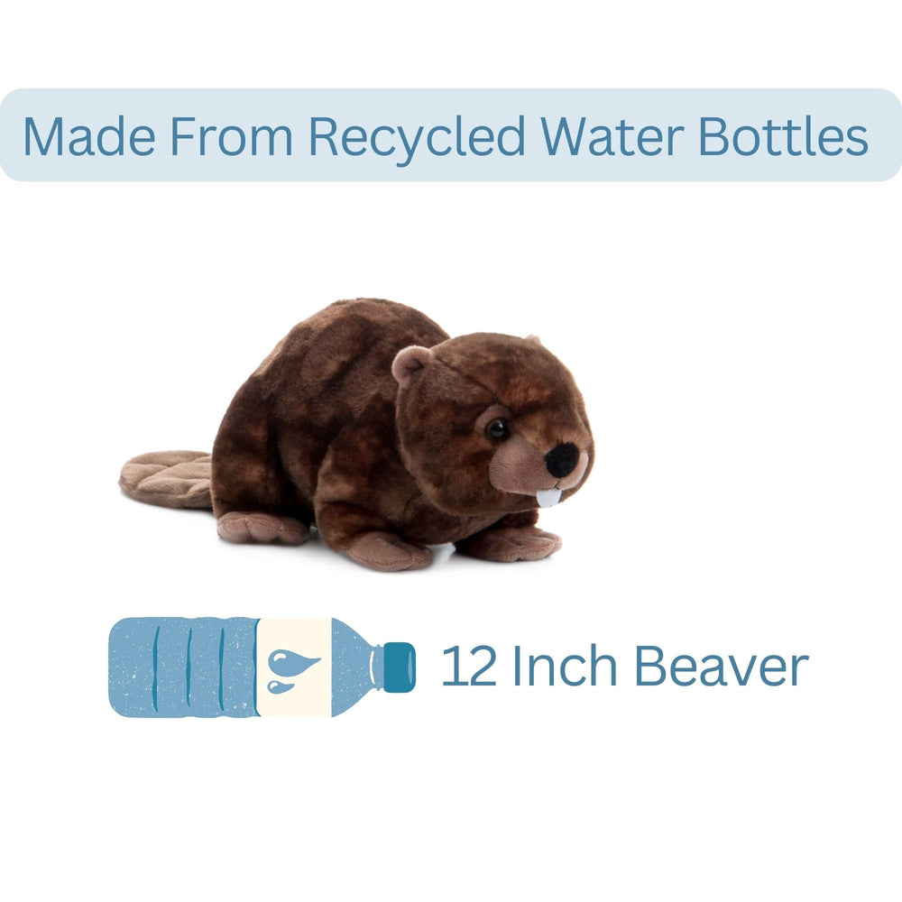 The Petting Zoo beaver plush invites kids to imagine and create stories.