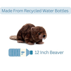 The Petting Zoo beaver plush invites kids to imagine and create stories.