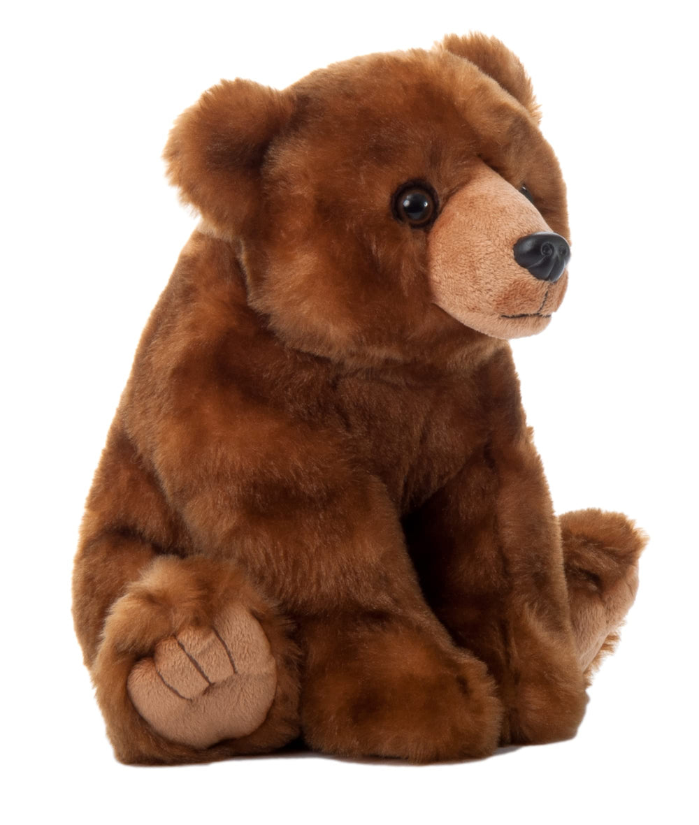 The Petting Zoo cuddly bear ready for bedtime cuddles and routine