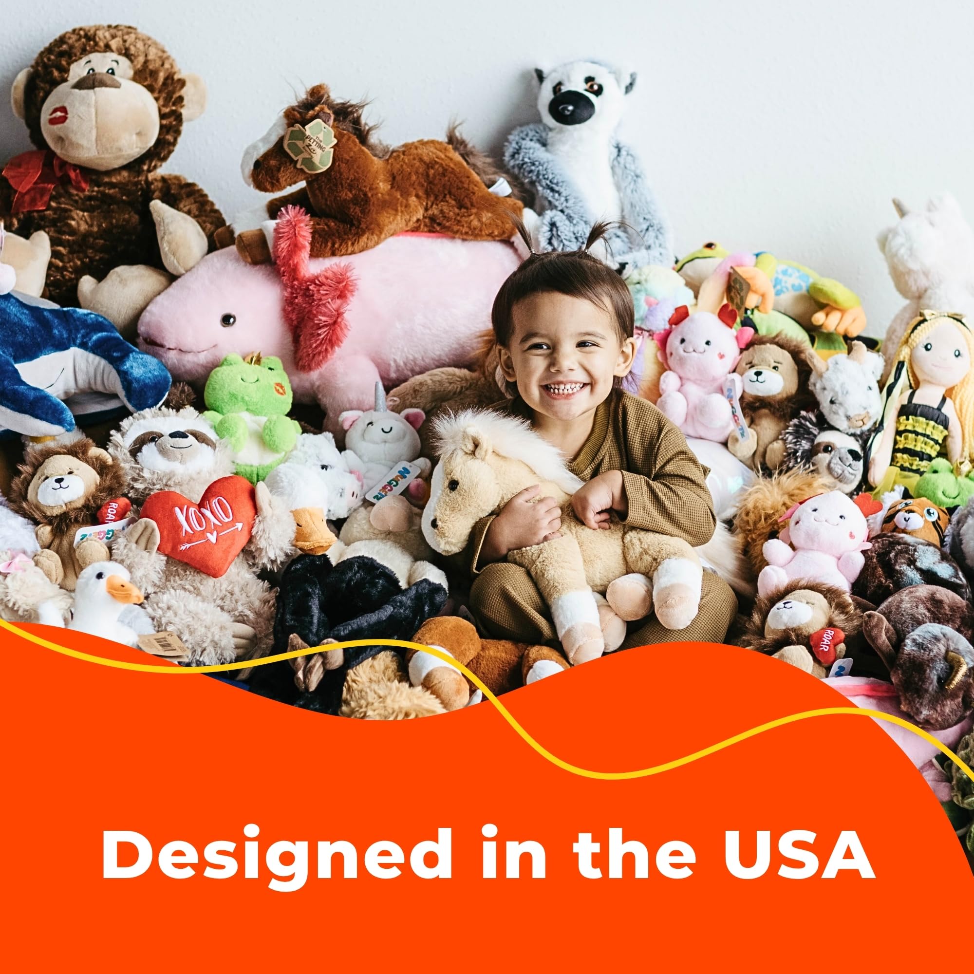 Cheetah plush from The Petting Zoo supports imaginative play and curiosity.