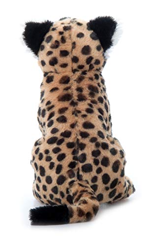 Eco-friendly cheetah plush made from recycled bottles, The Petting Zoo.