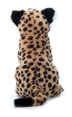 Eco-friendly cheetah plush made from recycled bottles, The Petting Zoo.