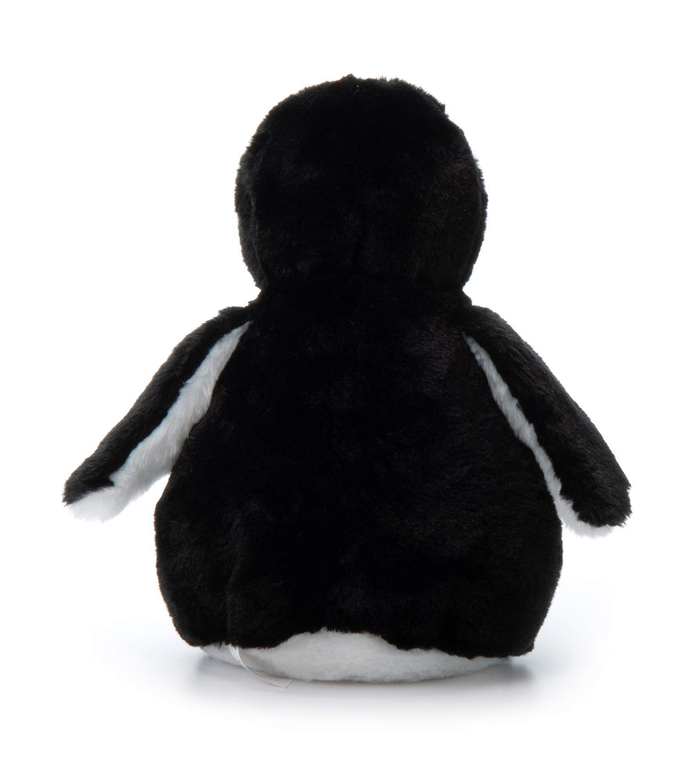 The Petting Zoo Softee penguin with durable stitching for longevity.