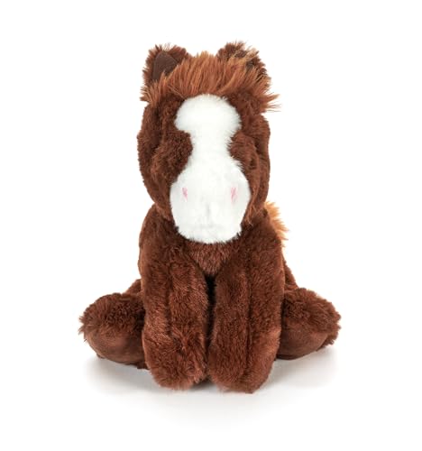 The Petting Zoo floppy horse with curious eyes, ideal for storytelling adventures.