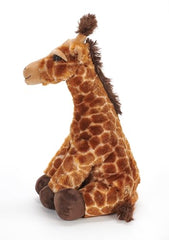Giraffe peeking through treetops, inspires safari storytelling with The Petting Zoo plush