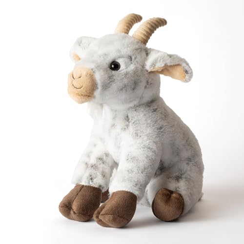 The Petting Zoo goat stuffed animal 12in big smile brightens playtime
